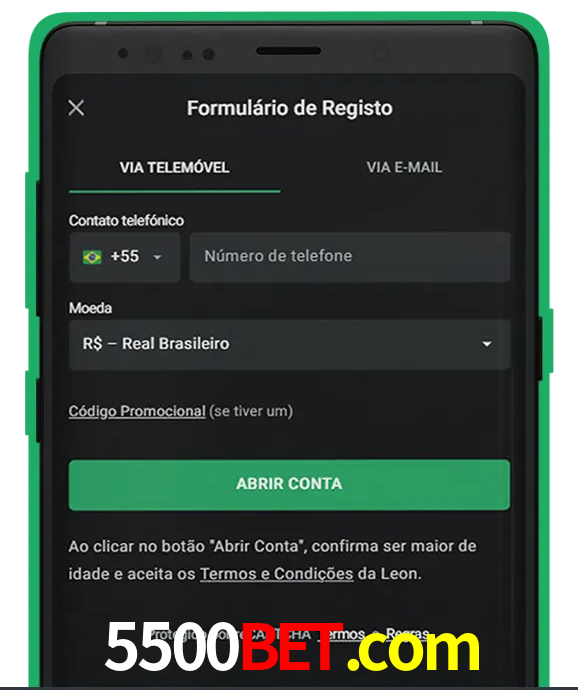 Cadastre-se em LeonBet seguindo passos simples.