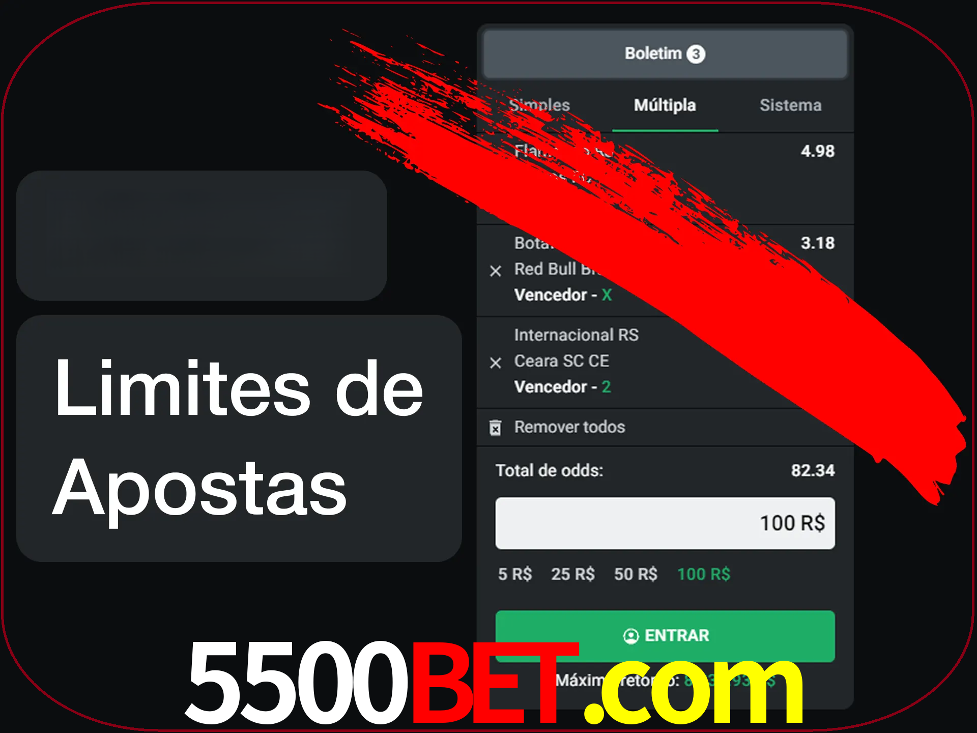 Não faça apostas loucas.